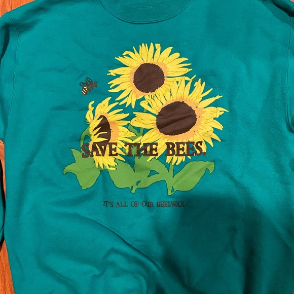 Indy Brand Save The Bees Crewneck Sweatshirt - Picture 2 of 4